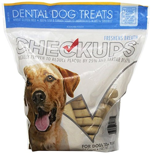 Chequeos dentales golosinas para perros 