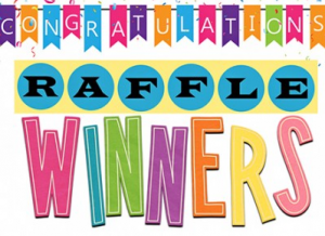 Congratulations raffle winners Congratulations raffle winners