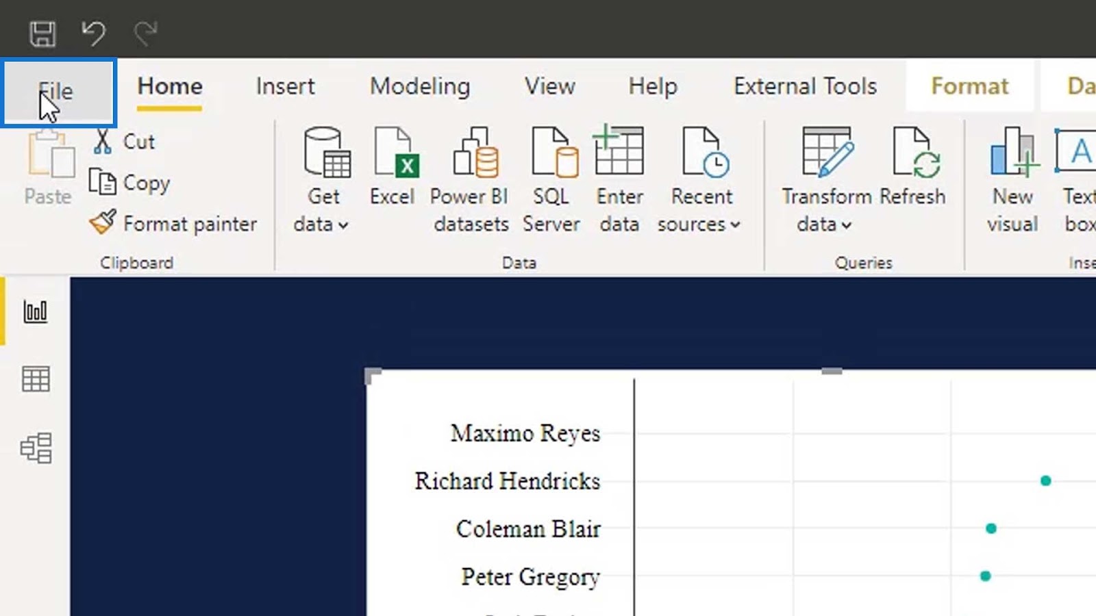 Dumbbell Charts in Power BI