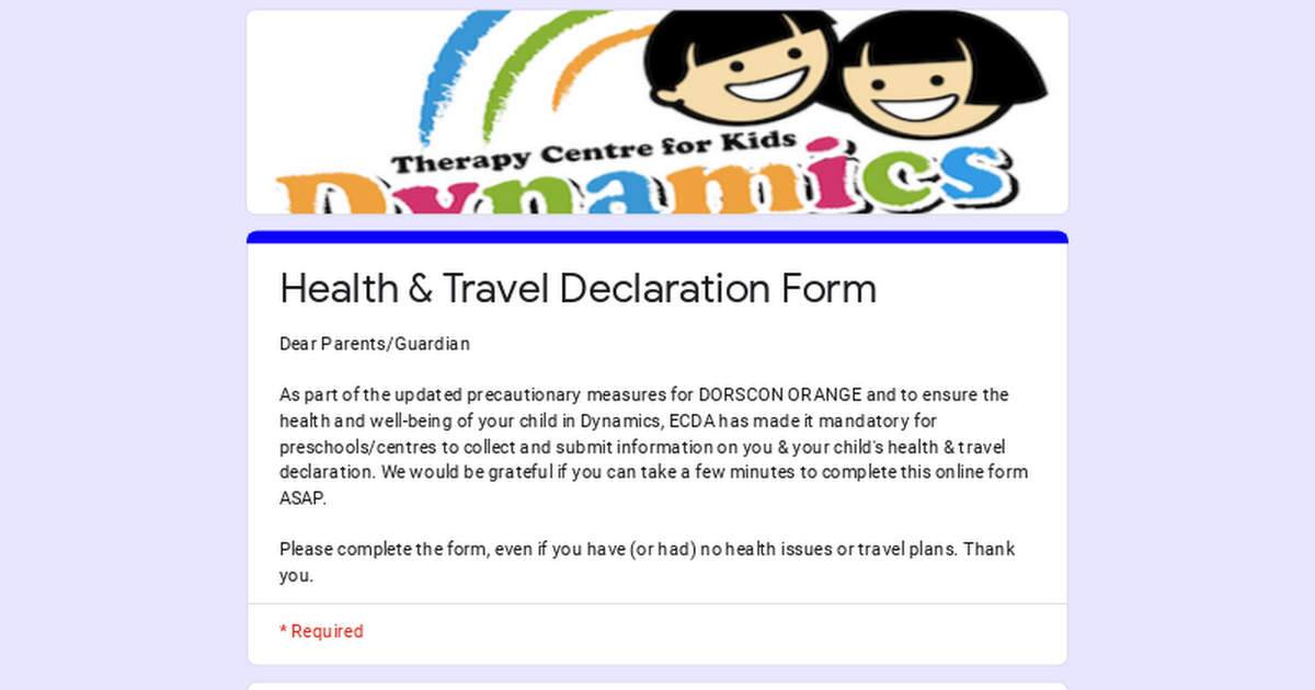 travel health declaration ecuador