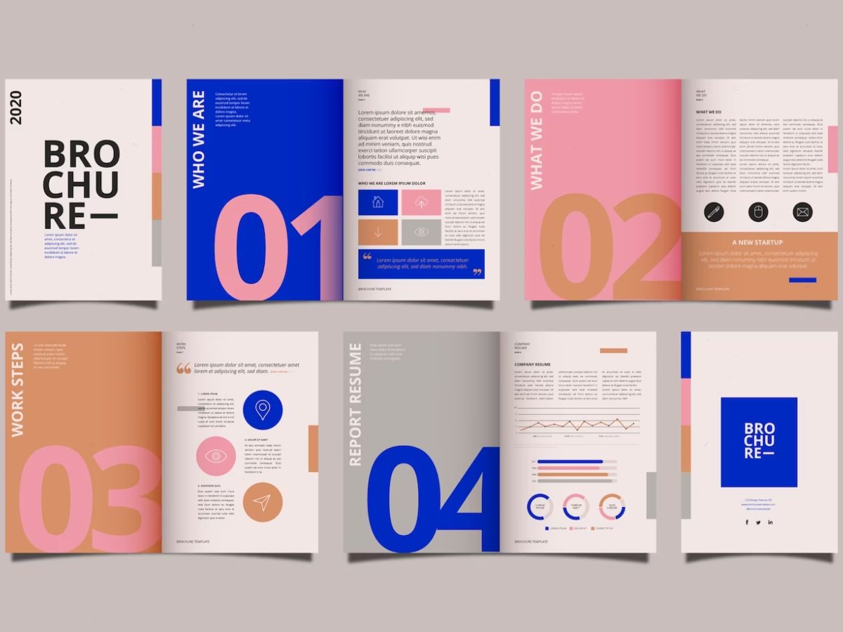 Brochure Design colors