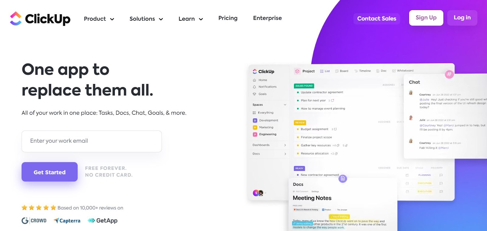 ClickUp software 
