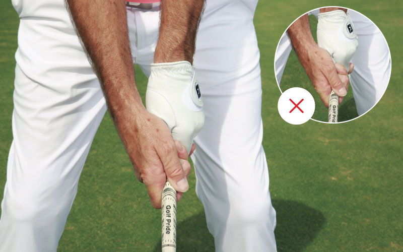 how to grip a golf club