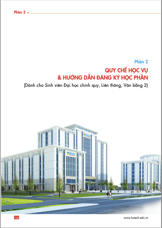 CẨM NANG SINH VIÊN HUTECH 2021 18