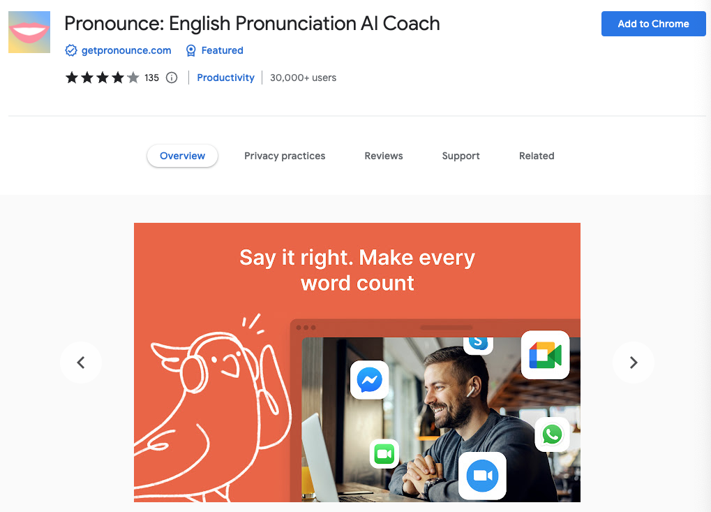 Best AI Chrome Extensions: Pronounce