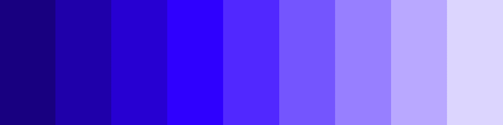 Blue monochromatic colour scheme