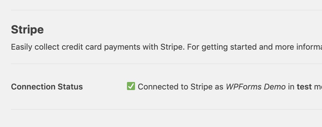 stripe payments | credit card