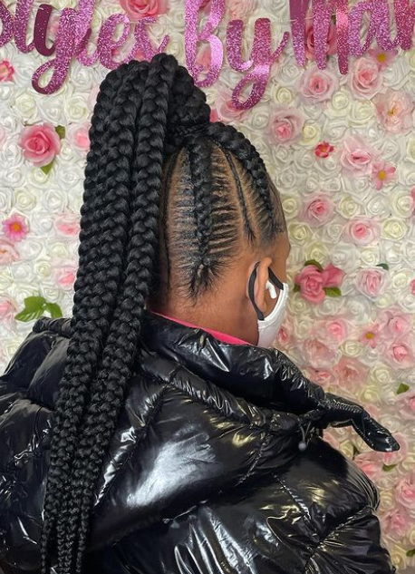 feed in braids 