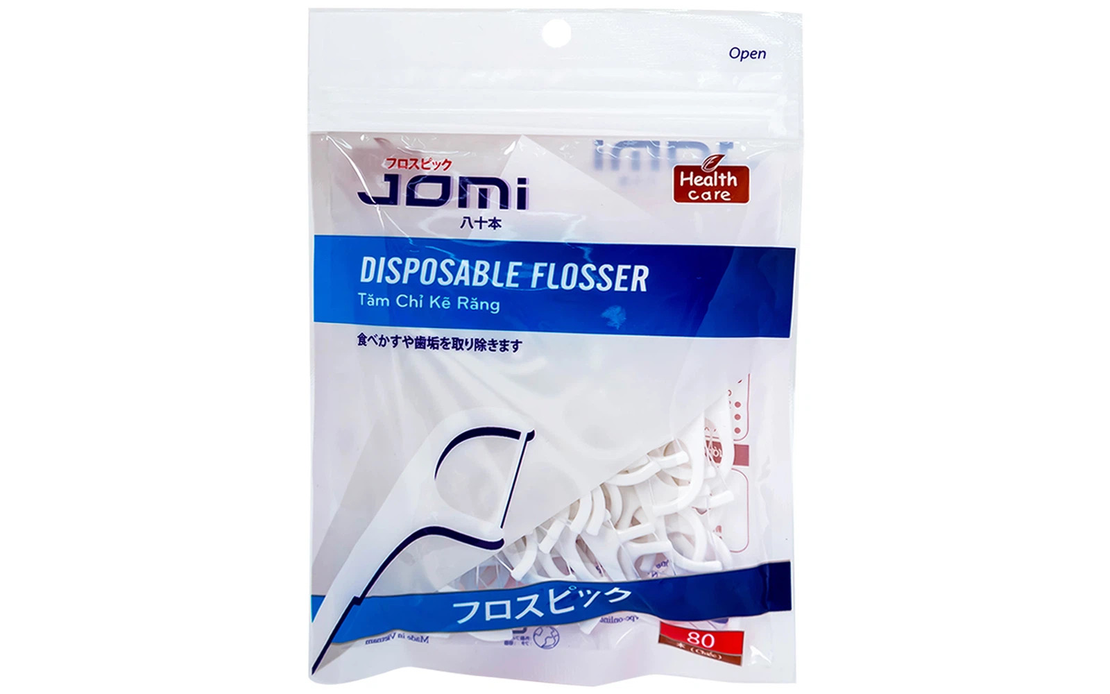 Tăm chỉ kẽ răng Jomi Disposable Flosser