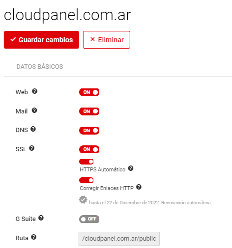 dignidad repetición clima Cómo subir mi sitio web - Cloud Panel | Hosting