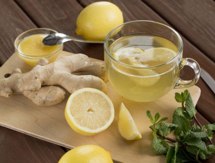 beneficios del te de limon con jengibre