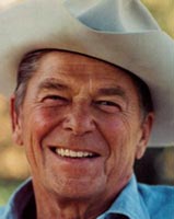 Image result for Ronald Reagan cowboy hat