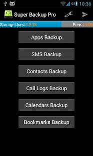 Super Backup Pro: SMS&Contacts apk Review