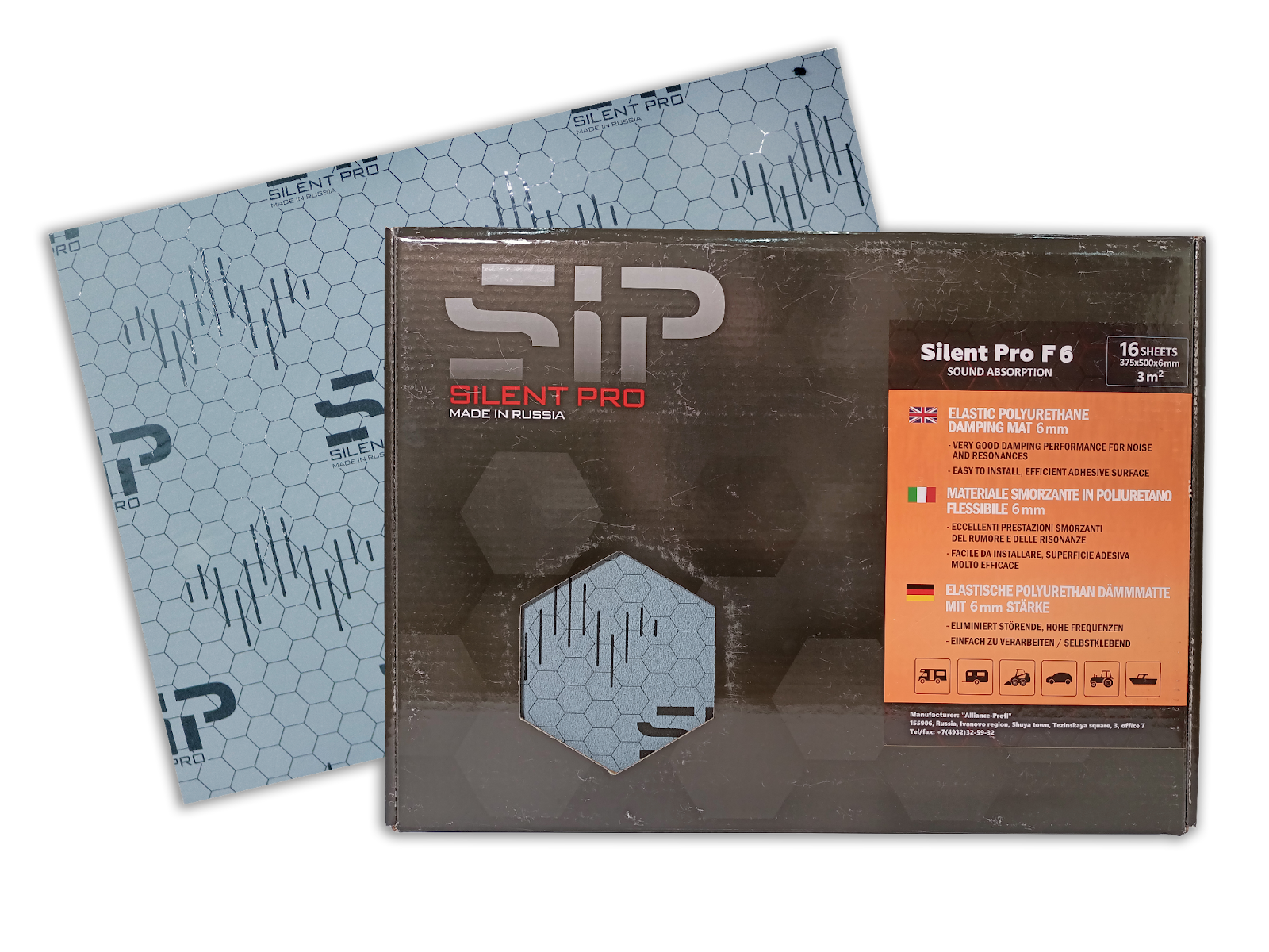 Vật liệu tiêu âm SIP (Silent Pro F6) 