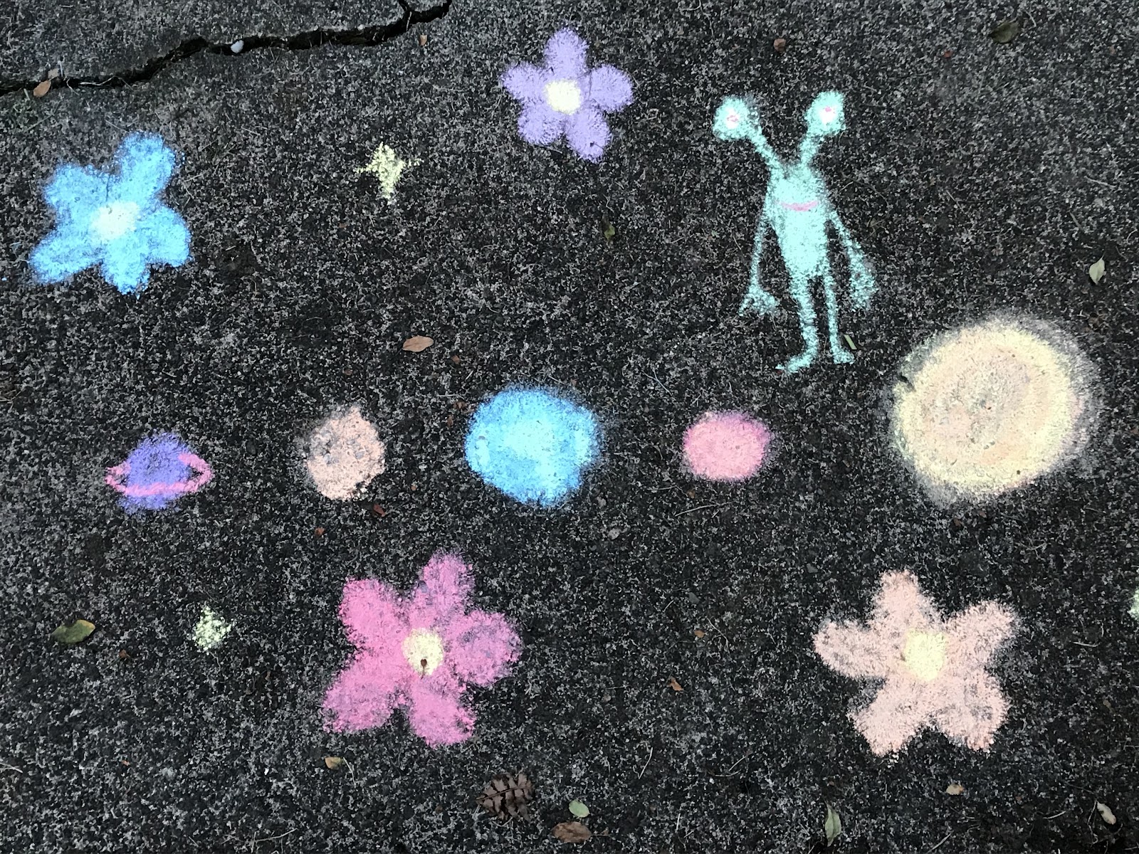 Sidewalk Chalk Techniques 
