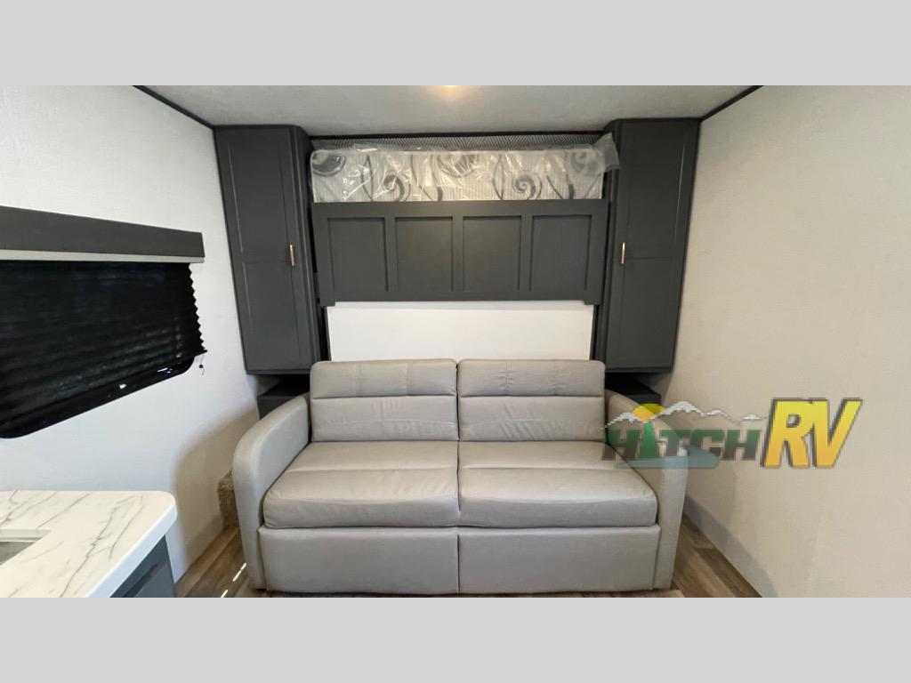 Murphy bed and sofa in the Keystone Bullet Crossfire