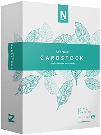 This image shows a pack of cardstock paper. 