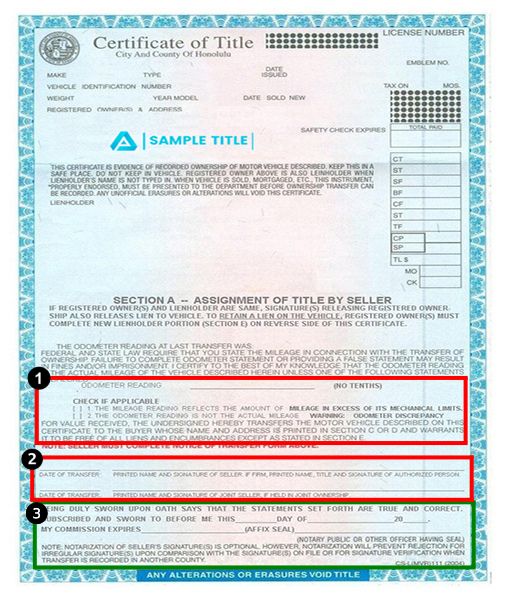 How to Transfer a Car Title in Hawaii PrivateAuto