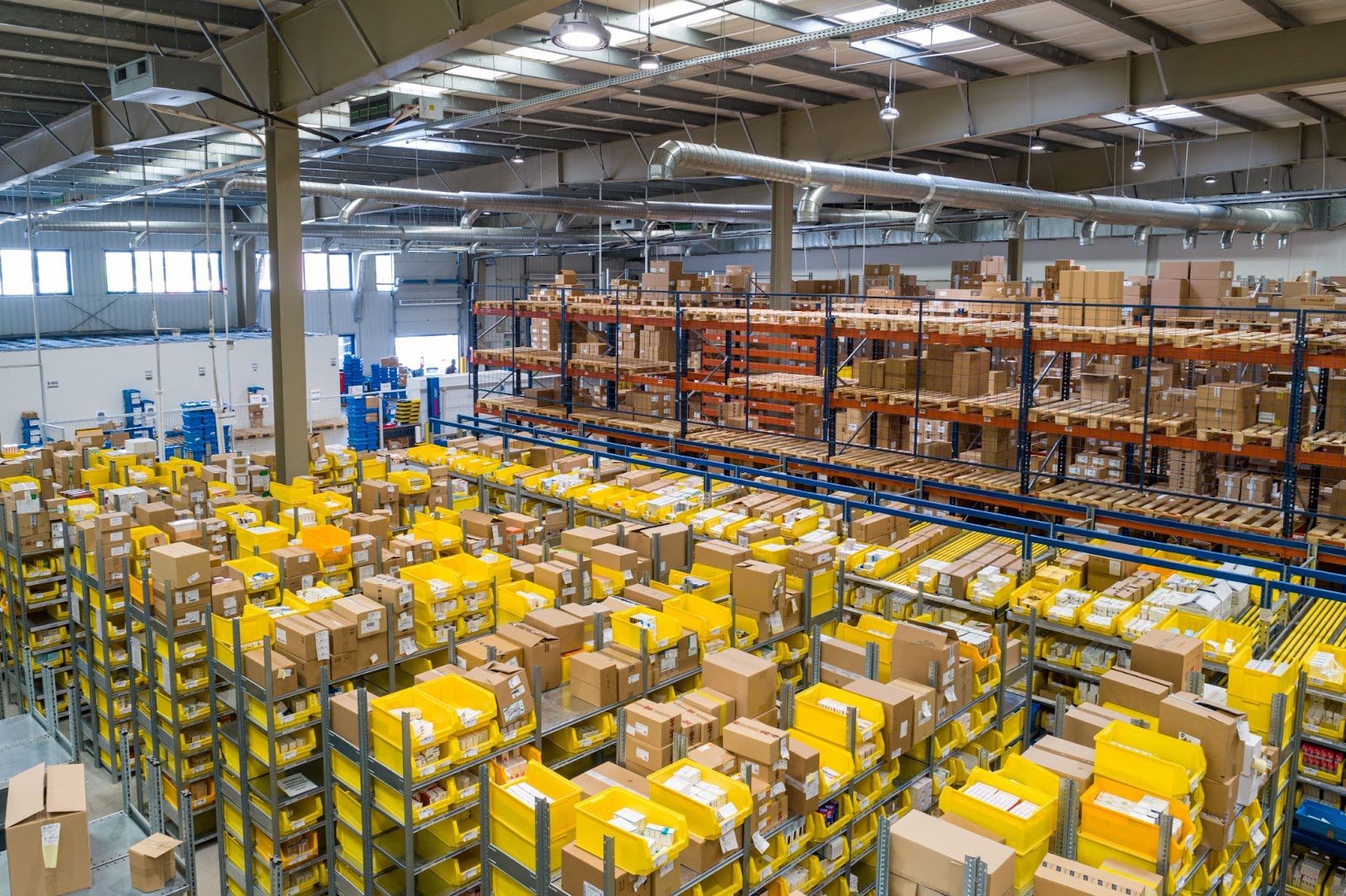 warehouse security - fulfillment center from inside