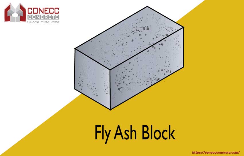 Fly ash block