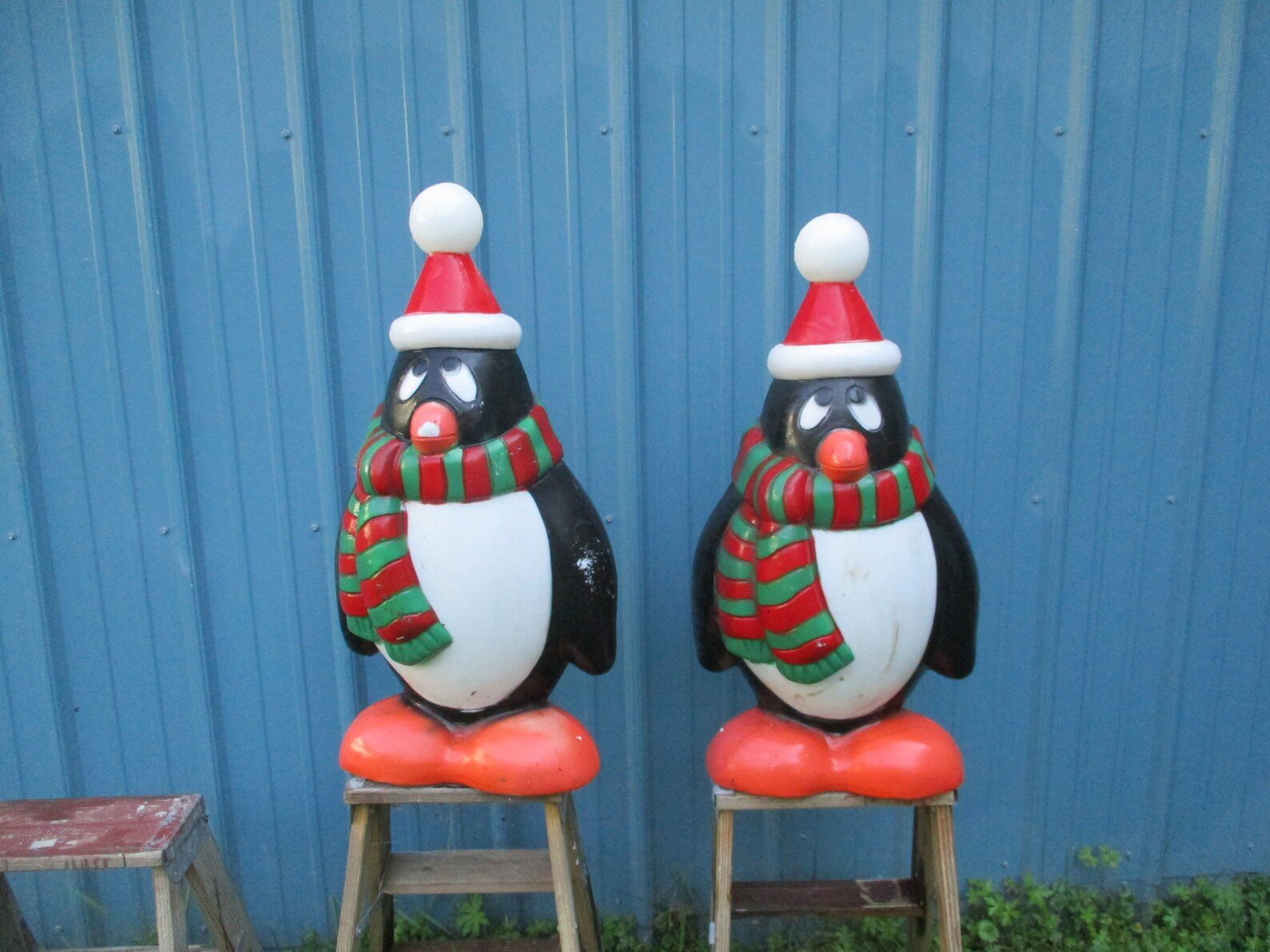 Vintage Styled Blow Mold Penguin