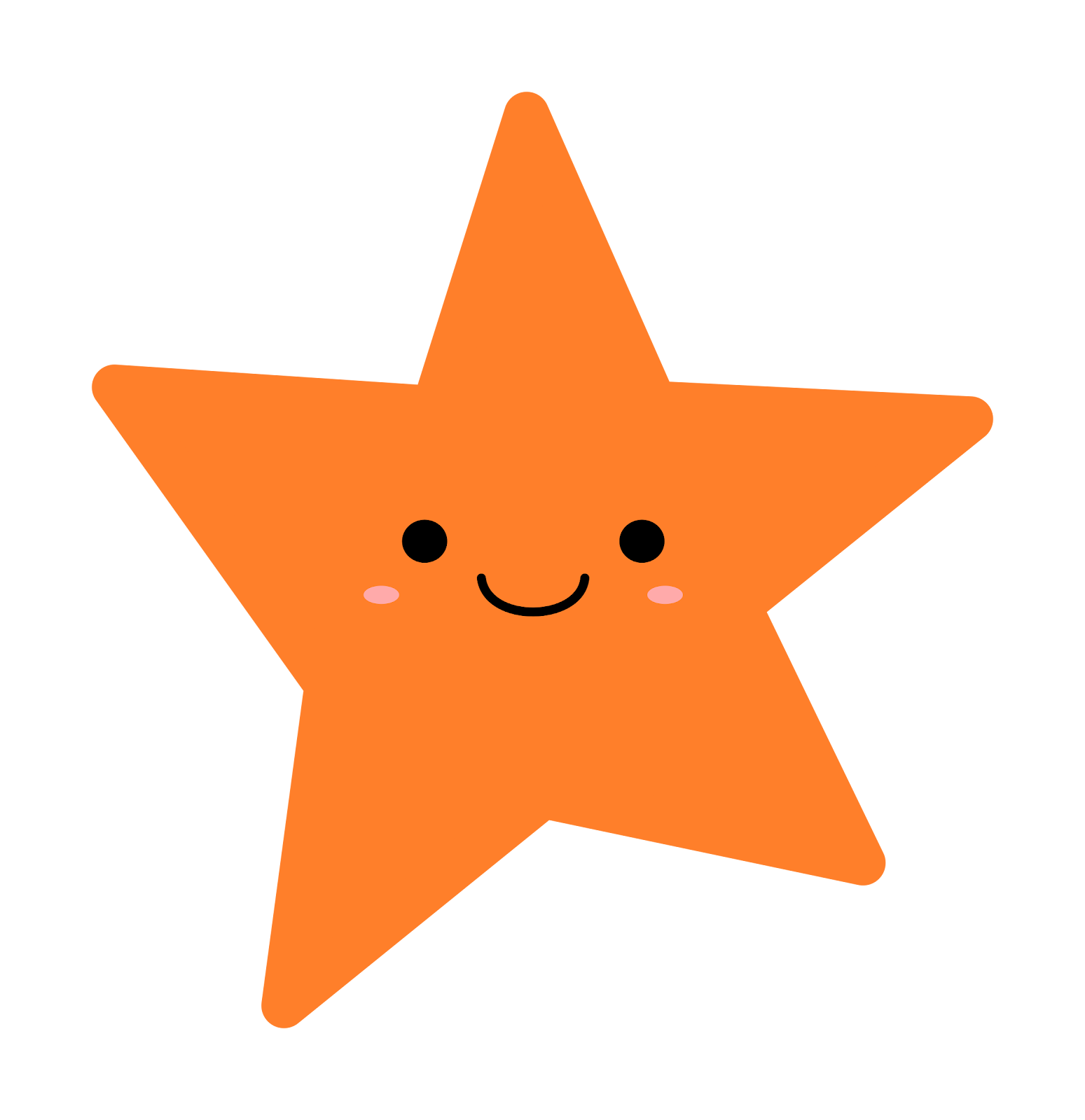 Orange Star vector clipart - Free Public Domain Stock Photo - CC0 ...