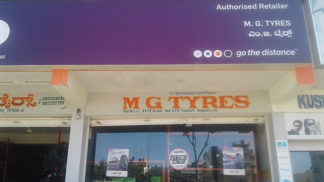 M.G Tyres
