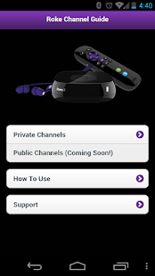 Download Roku - Private Channel Guide apk