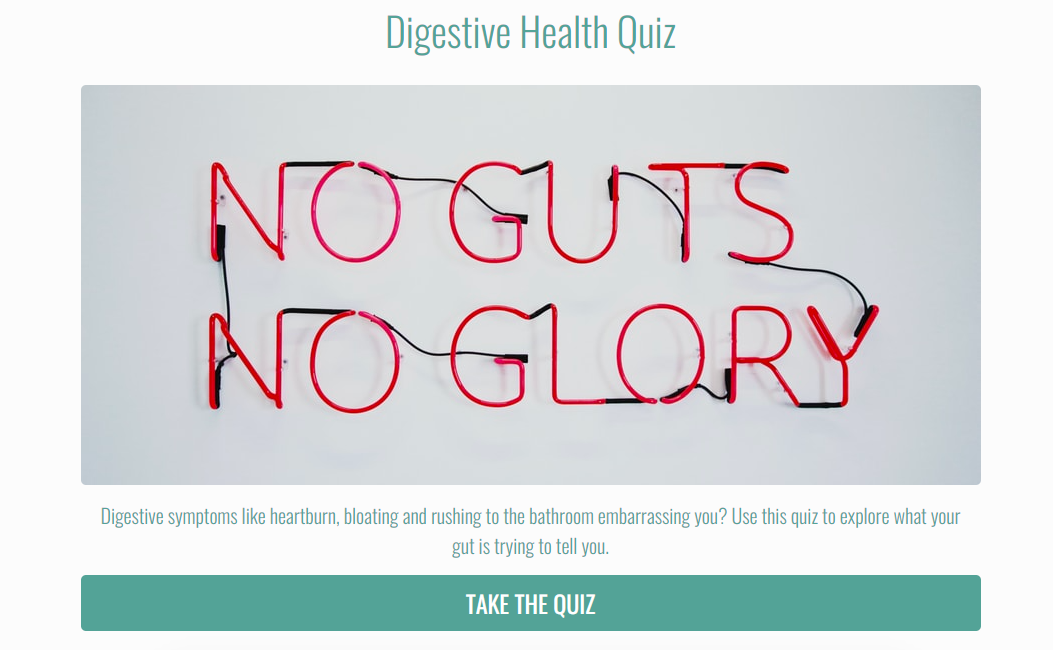 digestive health quiz cover
