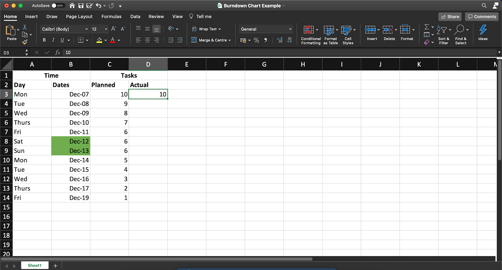 hinzufügen von Datenexcel