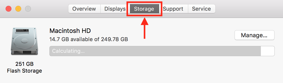 storage screen