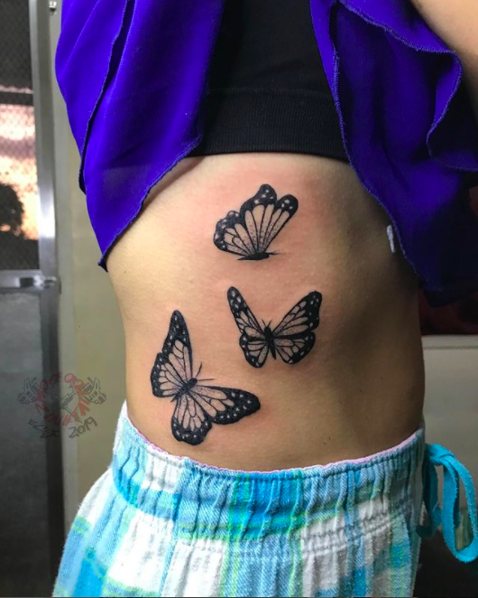 Fly High Butterfly Tattoo