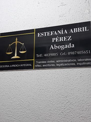 Opiniones de Doctora Estefanía Abril en Cuenca - Abogado