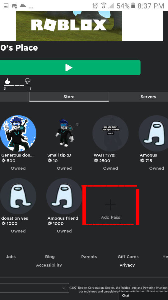 how to make roblox gamepasses on mobile