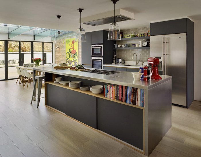 Thiết kế không gian bếp phù hợp với nhu cầu của gia đình