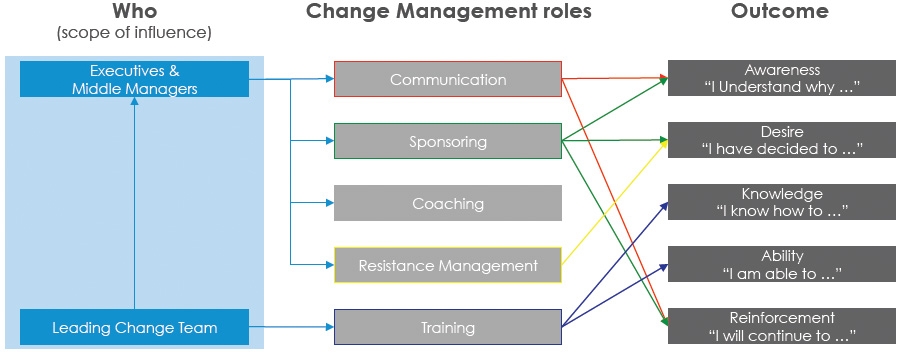 Change management roles