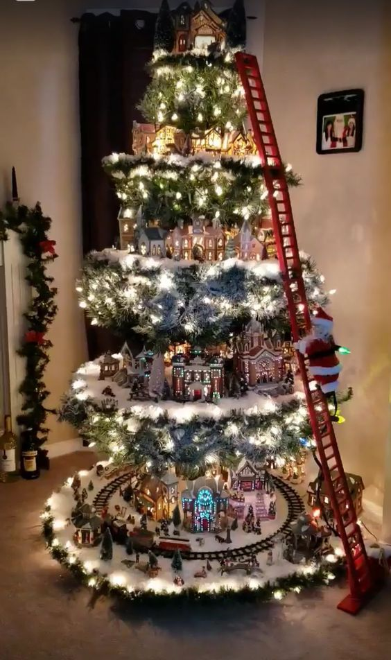 Multistorey Christmas Land tree