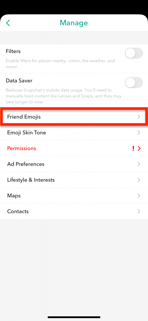 how to change the emojis on snapchat