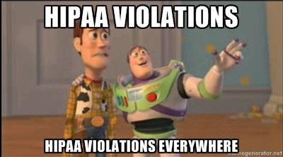HIPAA violations are everywhere
