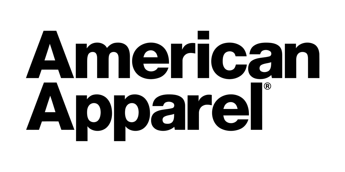 American Apparel Logo Design