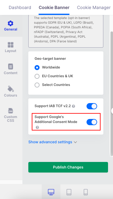 Google's Additional Consent Mode