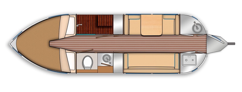 The Most Expensive Airstream Alternative Bowlus Terra Firma floorplan