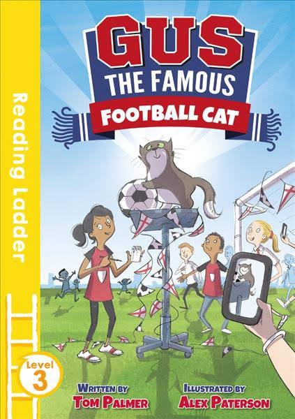 Book cover - Gus, The Famous Football Cat.