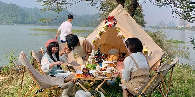 Camping ở Hồ Quan Sơn - Mỹ Đức