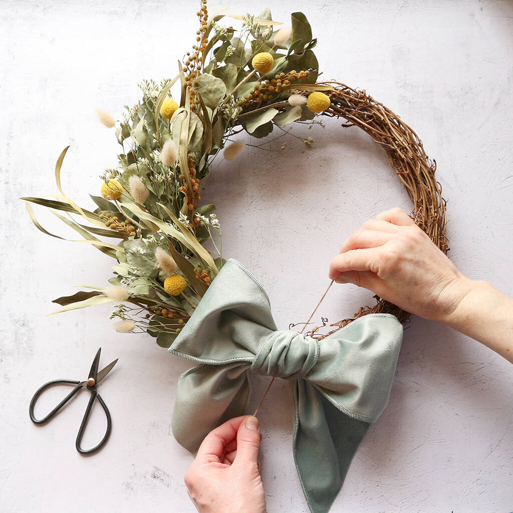 an easter wreath to prepare your home for easter