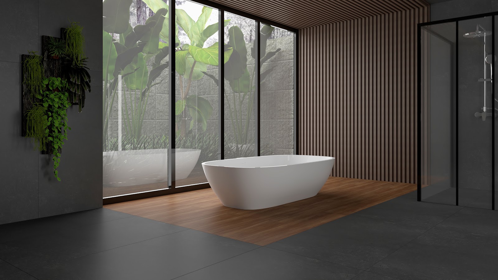 Combining Ceramic and Granite Motifs for a Modern Home