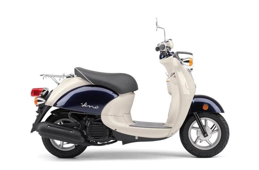 Cruise around town with the retro-styled Yamaha Vino Classic scooter