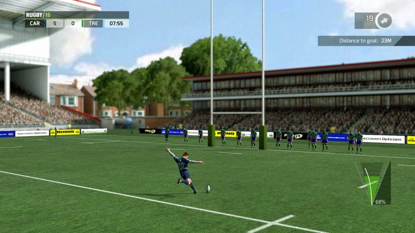 Hình ảnh trong game Rugby 15 (screenshot)