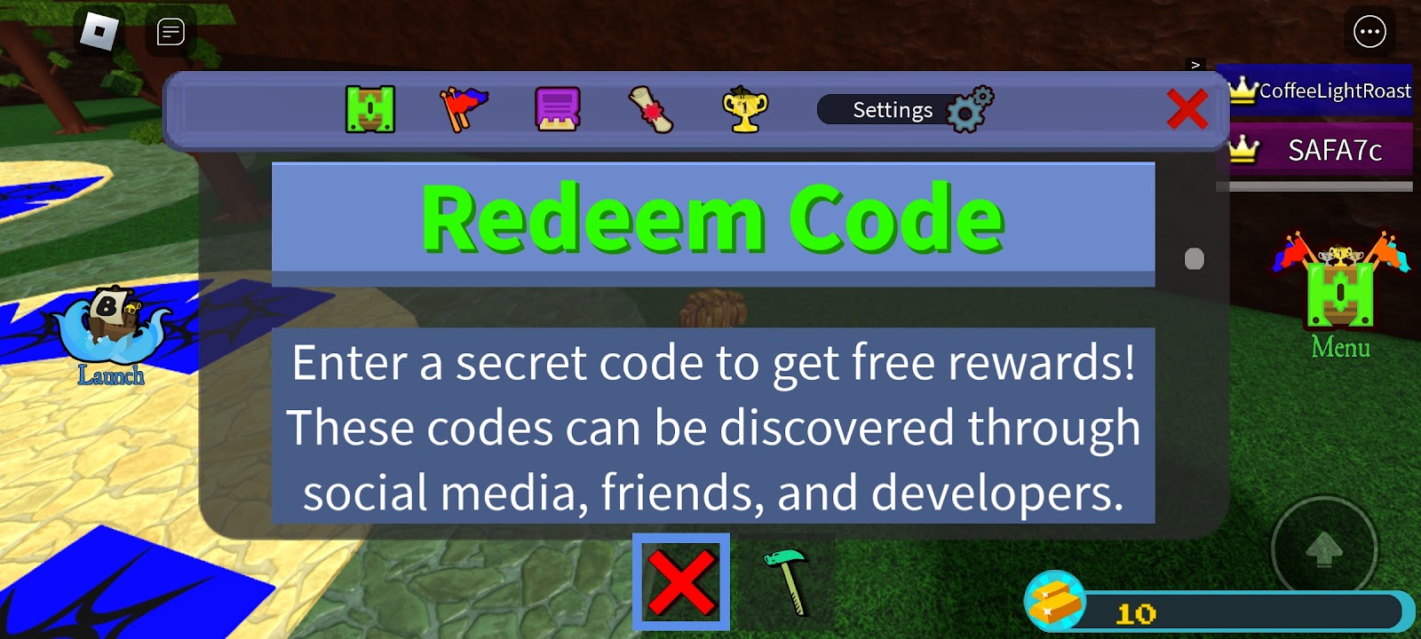 Build A Boat For Treasure Redeem Codes