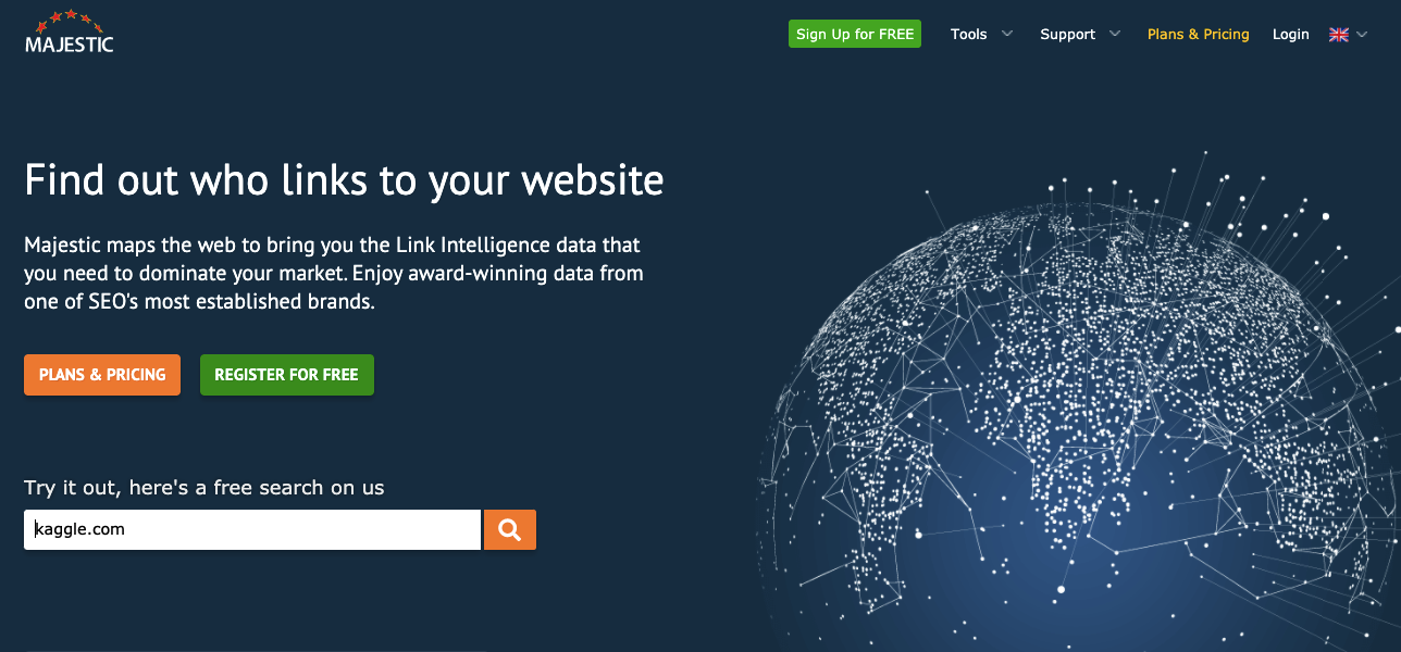 majestic backlink checker